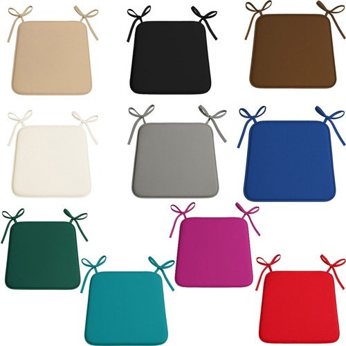 Removable chair pads - removable, ties