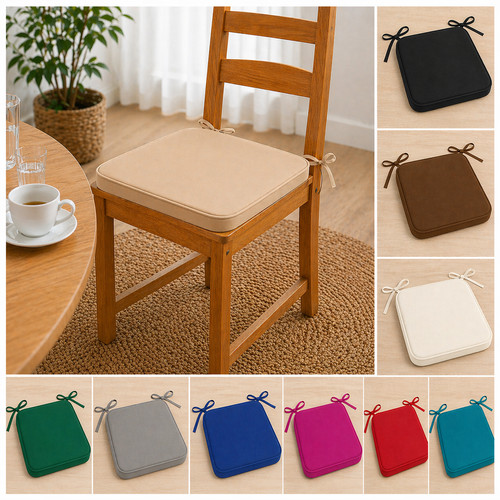 2pc plain chair cushion - chair, seat