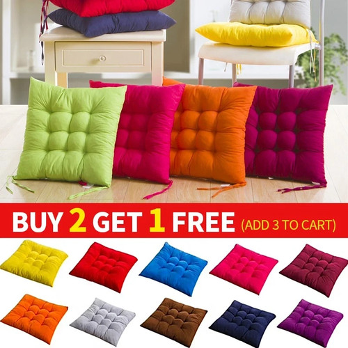 Chair seat pads cushions - seat, tie