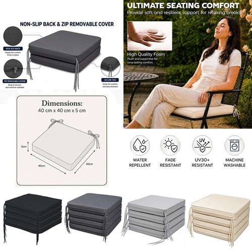 Chair seat cushions tie - chair, on