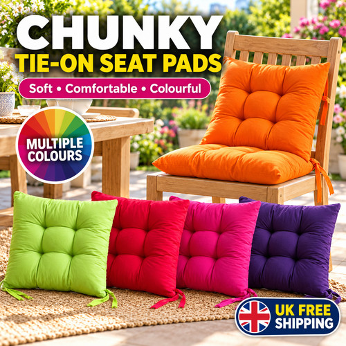 Chair seat pads cushions - 4x,